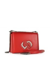 DSQUARED2 DD Red Leather Shoulder Bag ~ designer accessories ~ luxury bags ~ handbags