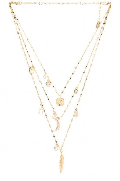 ETTIKA – MULTI CHARM LAYERED NECKLACE. Gold toned necklaces | fashion jewellery - flipped