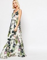 Gestuz Maxi Dress in Floral Print. Long summer dresses – garden parties – holiday fashion