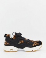 Reebok Instapump Shere Khan Jungle Book Animal Print Trainers. Tiger printed trainer – sports shoes – prints