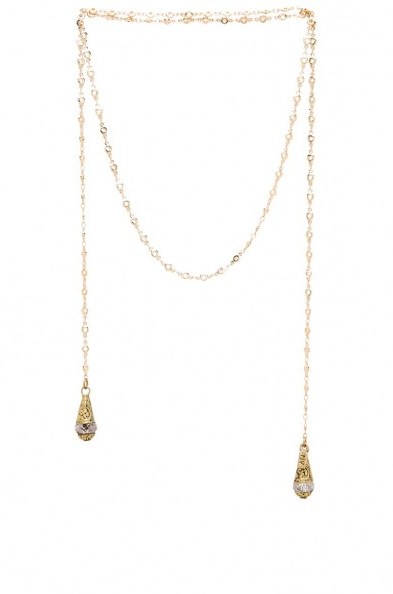 VANESSA MOONEY – VENUS WRAP CRYSTAL NECKLACE. Fashion jewellery | quartz necklaces - flipped