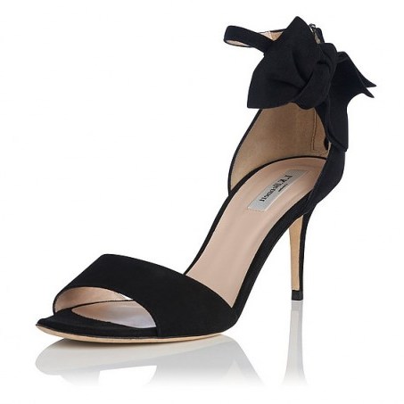 L.K. Bennett Agata Suede Bow Sandals…I love these pretty shoes in black, perfect with a lbd if you want a chic evening look - flipped