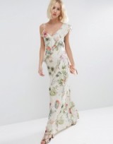 ASOS Botanical Ruffle Soft Cami Maxi Dress – long floral dresses – summer fashion – garden parties – holiday style