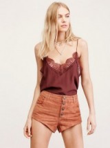 Cheeky Suede Short from Free People – casual luxe – summer festival shorts
