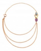 DANIELA VILLEGAS Khepri 18K Pink Gold and Alexandrite Bracelet ~ gemstone bracelets ~ fine jewellery ~ sapphire gemstones ~ sapphires ~ luxe accessories