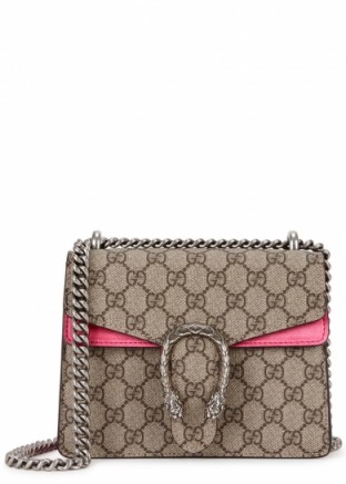 GUCCI Dionysus GG Supreme mini shoulder bag ~ designer handbags ~ small luxury bags ~ beautiful Italian handbags ~ luxe accessories