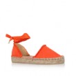 MISS KG – Dizzy in orange. Summer sandals | holiday shoes | ankle strap flats | flat footwear
