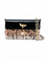 DOLCE & GABBANA Embellished Chain Bag ~ embellished occasion bags ~ designer handbags ~ bees ~ insects ~ jewel embellishments ~ luxe accessories ~ luxury event accessory