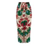 WAREHOUSE – FLORAL WRAP MIDI SKIRT ~ flower prints ~ summer skirts ~ women’s printed fashion
