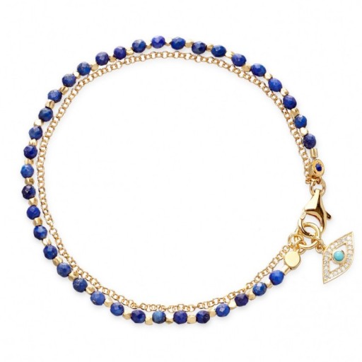 ASTLEY CLARKE LAPIS EVIL EYE BIOGRAPHY BRACELET ~ lapis lazuli ~ blue gemstones ~ gemstone jewellery ~ bracelets