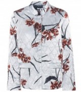 GANNI Sanders quilted floral-printed satin jacket – as worn by Kendall Jenner arriving in Paris, 23 June 2016. Celebrity fashion | designer jackets | travel star style