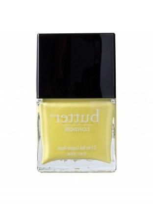 BUTTER LONDON Nail Lacquer in Jasper – yellow nail varnish – summer makeup – colour – beauty – polish - flipped