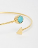 Ottoman Hands Arrow Arm Cuff – gold plated upper arm cuffs – fine turquoise arm bands – summer jewellery – holiday accessories