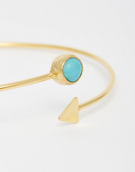Ottoman Hands Arrow Arm Cuff – gold plated upper arm cuffs – fine turquoise arm bands – summer jewellery – holiday accessories