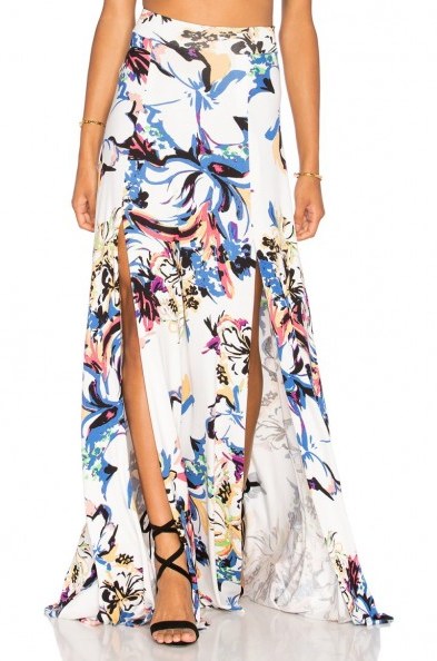 RACHEL PALLY – JOSEPHINE MAXI SKIRT ~ floral printed skirts ~ long ~ maxi fashion ~ botanical prints ~ summer - flipped