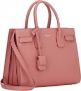 SAINT LAURENT Pink Baby Sac De Jour ~ luxury bags ~ leather handbags ~ designer accessories