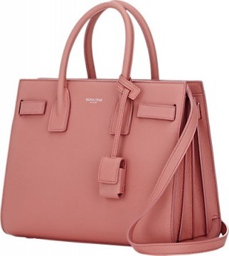 SAINT LAURENT Pink Baby Sac De Jour ~ luxury bags ~ leather handbags ~ designer accessories - flipped
