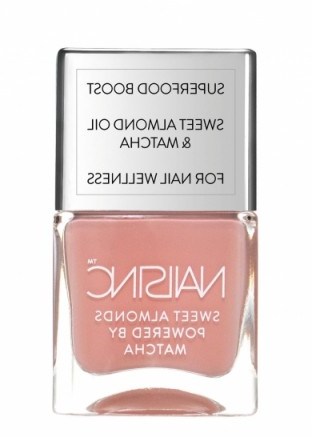 NAILS INC. Sweet Almond Collection in King William Walk – pale pink polish – summer varnish – makeup – beauty – lacquer - flipped