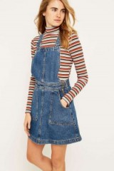 Urban Outfitters Blue Denim Dungaree Dress ~ my weekend style ~ day fashion ~ casual dresses