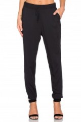 CUPCAKES AND CASHMERE DEMPSEY PANT black. Drawstring waist pants | casual trousers