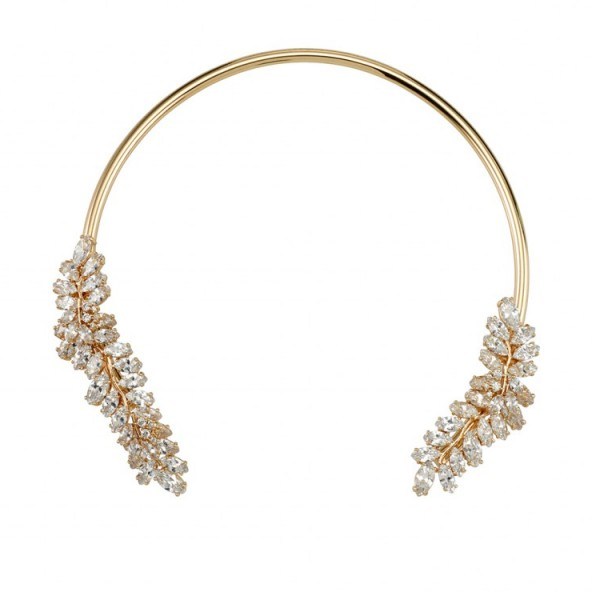 Samantha Wills DARK ROMANCE NECK COLLAR. Bridal jewellery | glass crystal collars | statement occasion necklaces | feminine style wedding accessories - flipped
