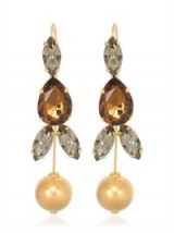 MARNI CRYSTAL EARRINGS ~ statement jewellery ~ coloured crystals ~ occasion accessories ~ drop style