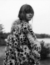 Glamorous animal print fur coat ~ glamour ~ prints