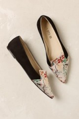 Cleo B ~ Mandarin Flats. Flat shoes | pointed toe | chinese prints | chic accessories