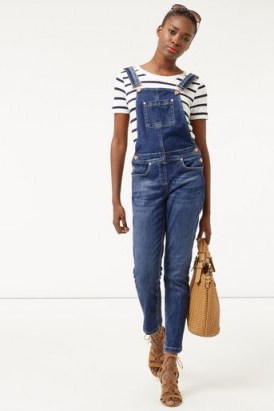oasis millie dungaree. Blue denim dungarees | casual fashion | weekend style clothing - flipped