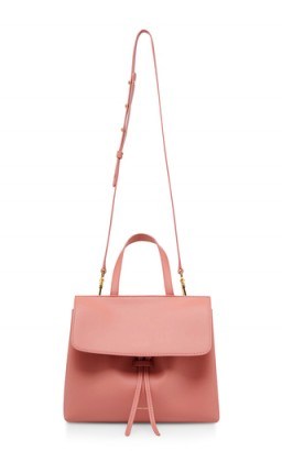 MANSUR GAVRIEL Mini lady bag. Pink luxe – leather handbags – designer bags – luxury shoulder bags - flipped