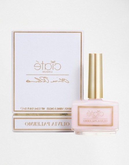 Ciate Olivia Palermo Nail Polish in Off Duty Nude – pale pink varnish – cosmetics – nudes – colour – nails - flipped
