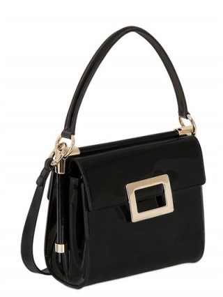 ROGER VIVIER MINI MISS VIV PATENT LEATHER BAG ~ chic handbags ~ small designer bags ~ stylish accessories - flipped