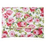 Dune Beaut Floral Clutch Bag ~ flower printed evening bags ~ occasion accessories ~ pink green & white prints