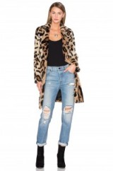 HOUSE OF HARLOW 1960 x REVOLVE Genn Faux Fur coat in leopard – glamorous winter coats – casual glamour – warm fashion – animal prints