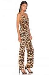 LPA Jumpsuit 15 painted leopard – glamorous animal prints – printed occasion jumpsuits – going out – party fashion – evening glamour – strappy