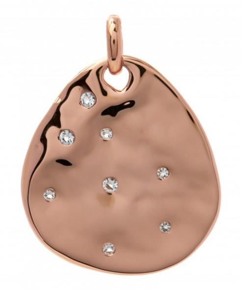 MONICA VINADER ROSE GOLD-PLATED SIREN SCATTER TEARDROP PENDANT. Topaz pendants | modern style jewellery