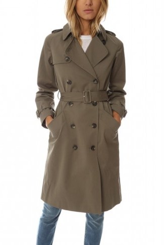 A.P.C. Barbara Trench Coat. Classic raincoats | designer outerwear | womens Autumn/Winter coats - flipped