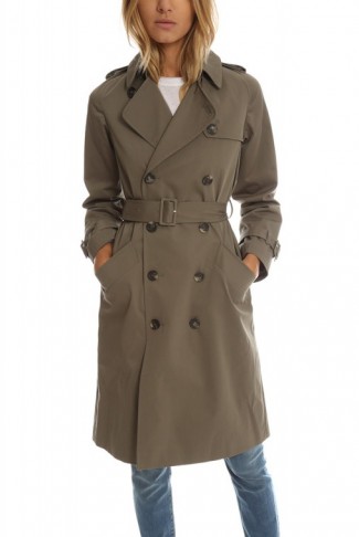 A.P.C. Barbara Trench Coat. Classic raincoats | designer outerwear | womens Autumn/Winter coats