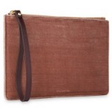Whistles Velvet Wristlet in Pale Pink ~ soft fabric clutch bags ~ luxe style wristlets ~ handbags ~ on-trend accessories