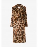 DRIES VAN NOTEN Romoli Oversized Brown & Beige Leopard Print Faux Fur Coat. Glamorous winter coats | designer outerwear | autumn tones | luxe fashion