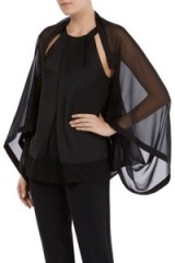 COAST FRANKIE KIMONO BLACK. Sheer occasion kimonos | women’s evening outerwear | light floaty jackets