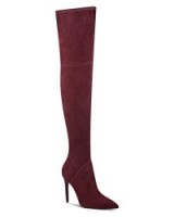 KENDALL + KYLIE Ayla Suede Over The Knee Boots red – autumn footwear – winter fashion – warm autumnal colours – high heeled – stiletto heel – on trend style