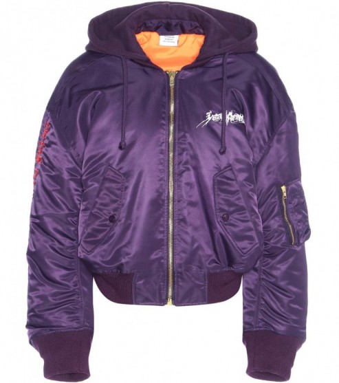 VETEMENTS Printed jacket purple. Urban style fashion | casual designer jackets | on-trend streetwear