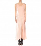 ATTICO Pink Velvet dress ~ long luxe dresses ~ soft luxurious fabric ~ on-trend fashion for Autum/Winter 2016-2017 ~ vintage style occasion wear ~ luxurious maxi