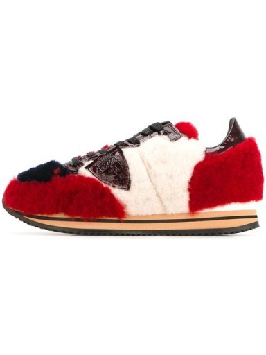 PHILIPPE MODEL ‘Tropez’ faux-fur sneakers ~ fluffy trainers ~ designer shoes ~ casual weekend luxe ~ weekend street style - flipped