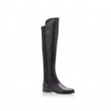 CARVELA KURT GEIGER Wood Black Flat Over The Knee Boots – Autumn/Winter footwear – on-trend street style – fashion