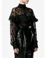 A.W.A.K.E. Lace Blouse with Frill | Trending fashion | Sheer frilly blouses | Current trends