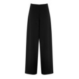 Warehouse Black crepe wide leg trousers | Wardrobe style staple | current fashion trends