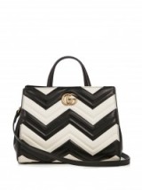 GUCCI GG Marmont chevron quilted leather bag