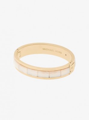 MICHAEL KORS Gold-Tone Faceted Bracelet